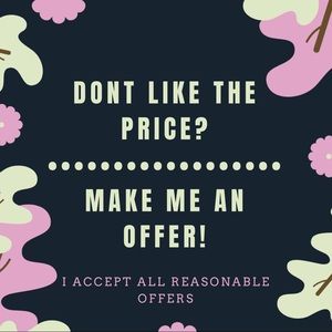 See a price that you don’t like? Make an offer!